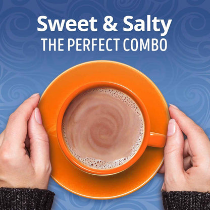 Swiss Miss Salted Caramel Cocoa Mix – Premium Single-Serve Indulgence for Elevated Home Entertaining, 1.38 oz Packets, 8-Count