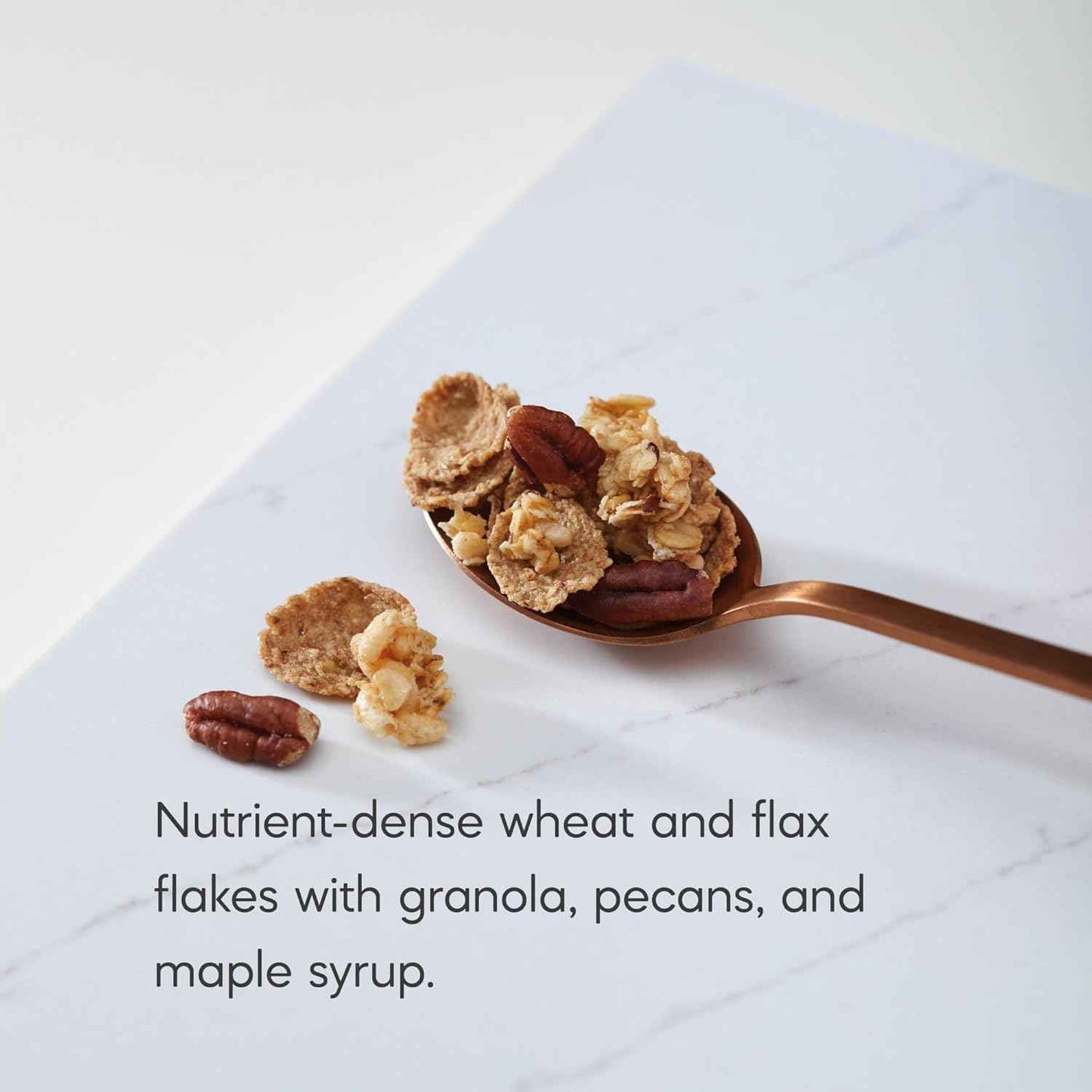 Nature's Path Organic Flax Plus Maple Pecan Crunch Cereal – Quick Desk-Side Snack for Focused Workdays