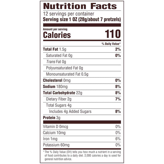 Snyder's of Hanover Honey Wheat Braided Pretzel Twists – Patio and Picnic Shareable Snack, 12 oz Bag