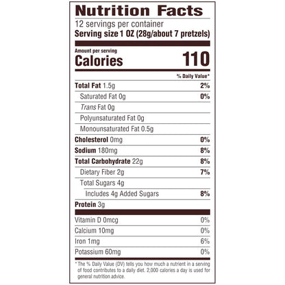 Snyder's of Hanover Honey Wheat Braided Pretzel Twists – Patio and Picnic Shareable Snack, 12 oz Bag