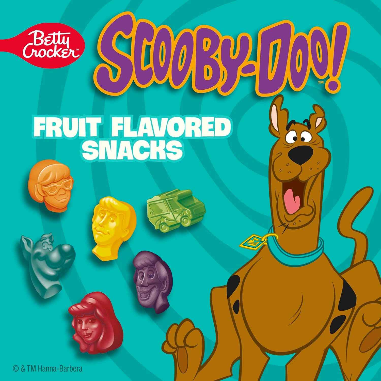 Scooby-Doo Fruit Flavored Snacks Gluten Free 22 Ct Bulk Snack Pack for Kids Lunches After School and Sports