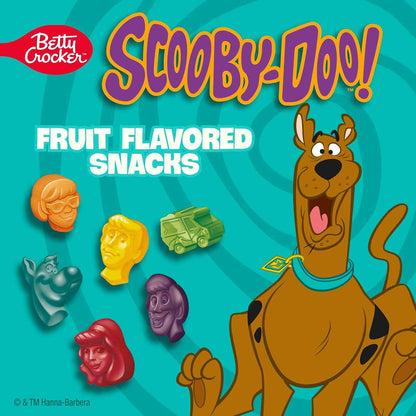 Scooby-Doo Fruit Flavored Snacks Gluten Free 22 Ct Bulk Snack Pack for Kids Lunches After School and Sports