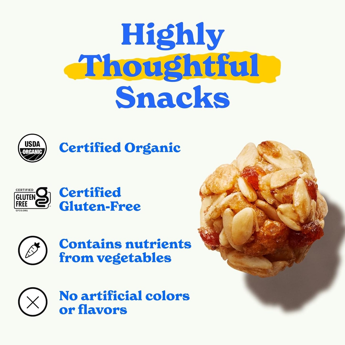 MadeGood Organic Strawberry Granola Bites – Plant-Based Desk Drawer Snack for Mid-Afternoon Energy, Vegan