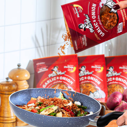 MaeMai Medium Spice Crispy Thai Onion & Garlic Flakes - Thoughtful Gourmet Food Gift for Spice Lovers and Home Chefs