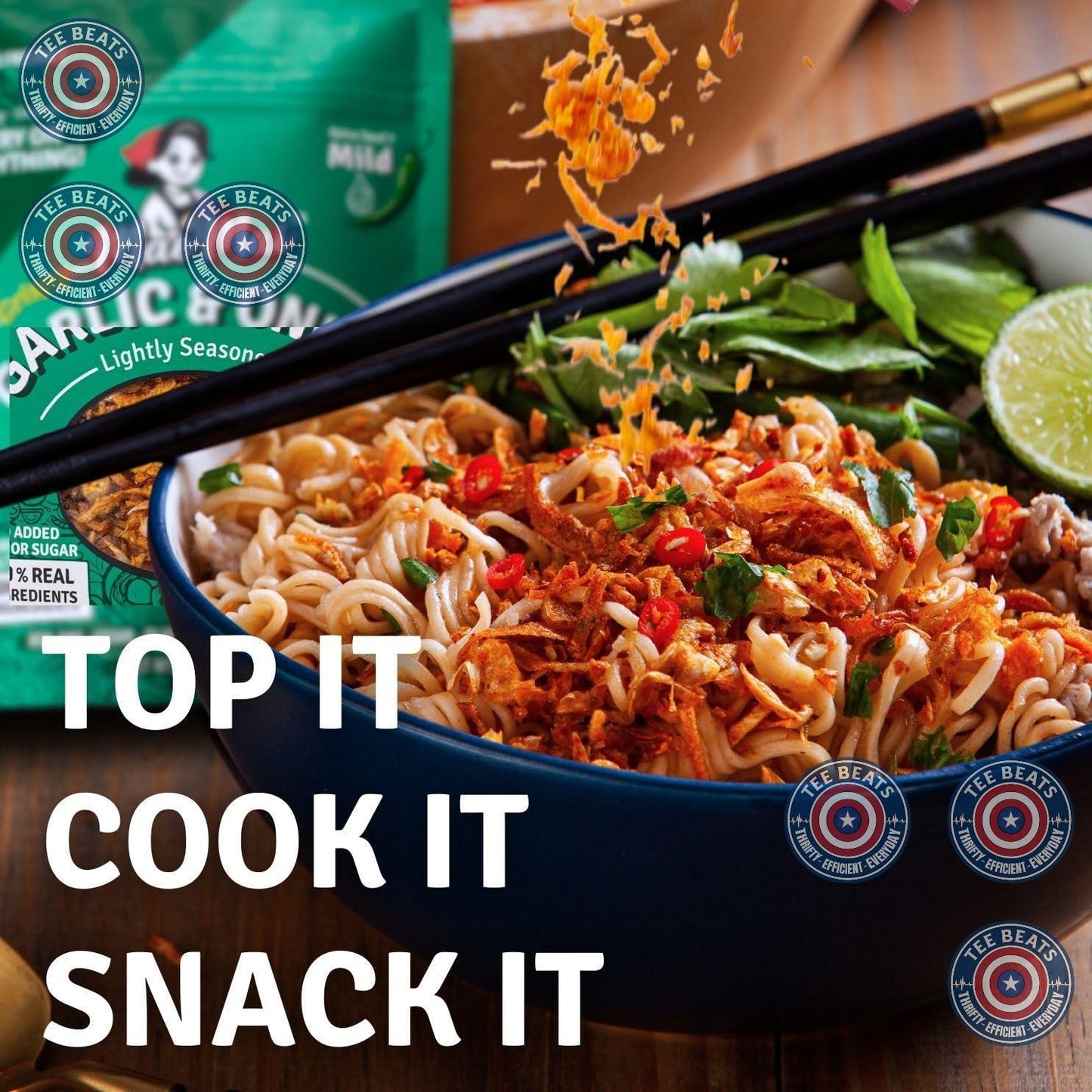 MaeMai MILD Spice – Quick Umami Boost for Work-From-Home Lunches, No-Prep Ramen Topper