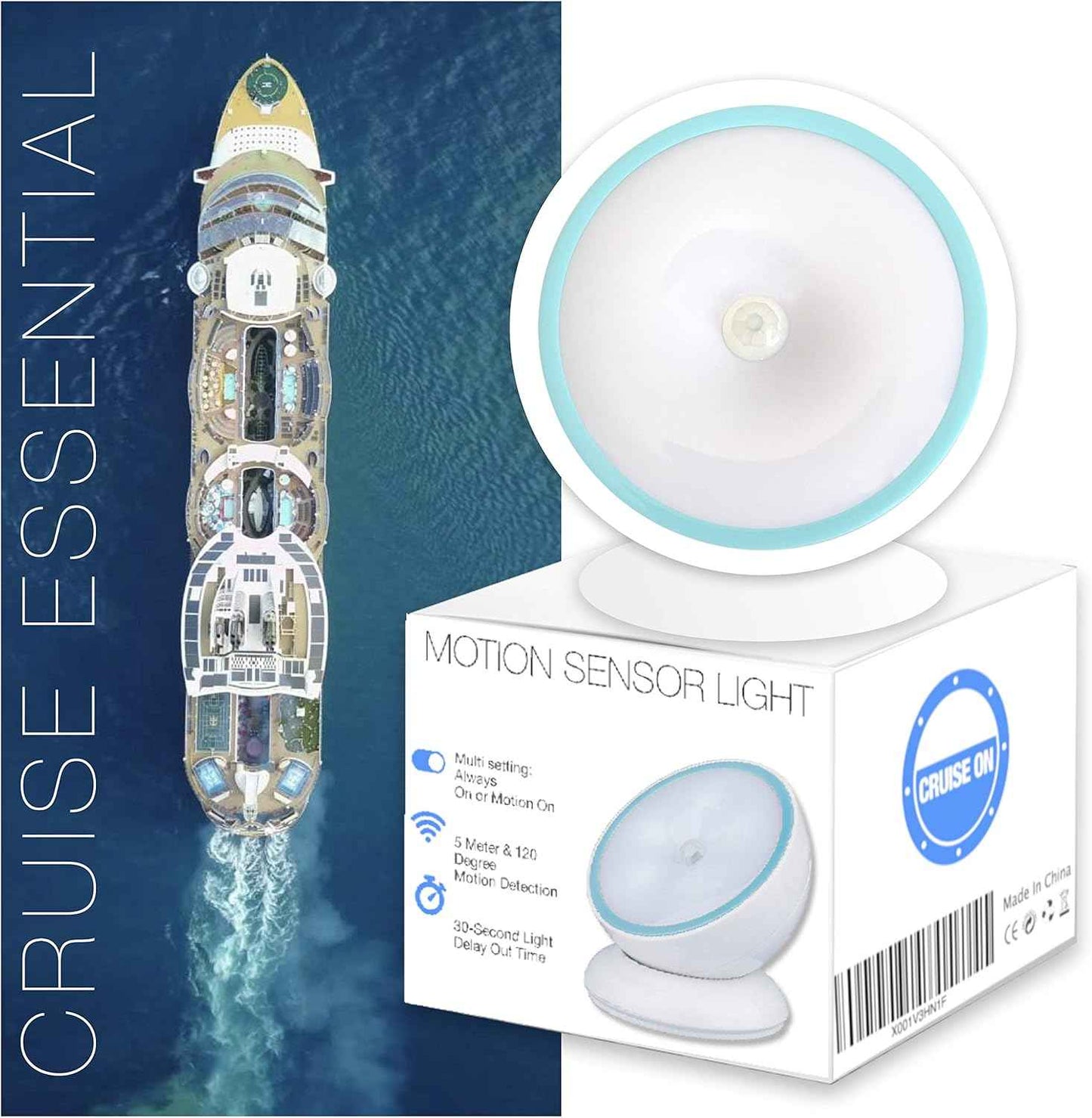 Cruise On Minimal Motion LED – Clean Wireless Night Light for Uncluttered Hallways and Modern Closets