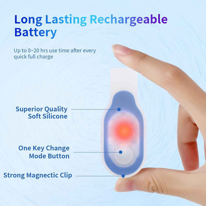 Rechargeable Nurse Light Clip On – Outdoor Adventure Light for Evening Runners, 200-Lumen Clip-On Trail Flashlight