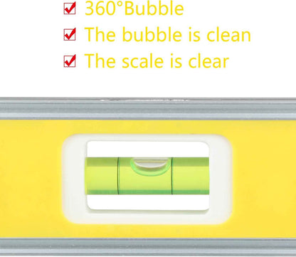 DOWELL 9 Inch Magnetic Torpedo Level – Single-Tool Solution for Uncluttered Home Workshops