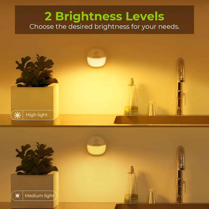 AUVON Mini Motion Night Light – Stick-On Bedroom Light for Kids Afraid of the Dark