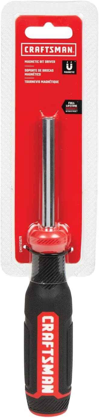 CRAFTSMAN Magnetic Nut Driver 1/4 Inch for Secure One Handed Fastening on Ladders Without Dropped Hardware
