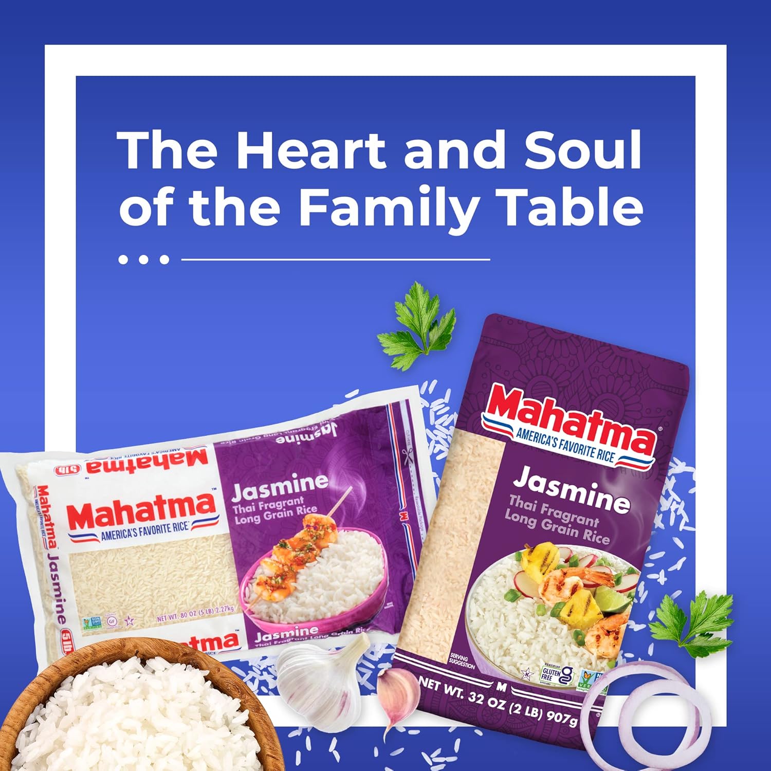 Mahatma Jasmine Rice 10 lb – Family-Size Fragrant Rice for Shared Dinner Tables