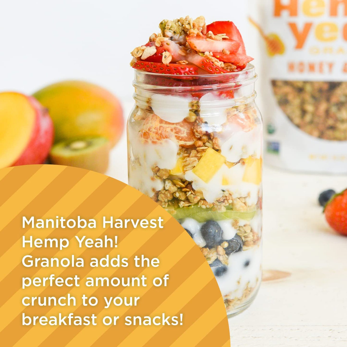 Manitoba Harvest Hemp Yeah Granola – Kid-Safe Organic Lunchbox Snack with No High-Fructose Sweeteners