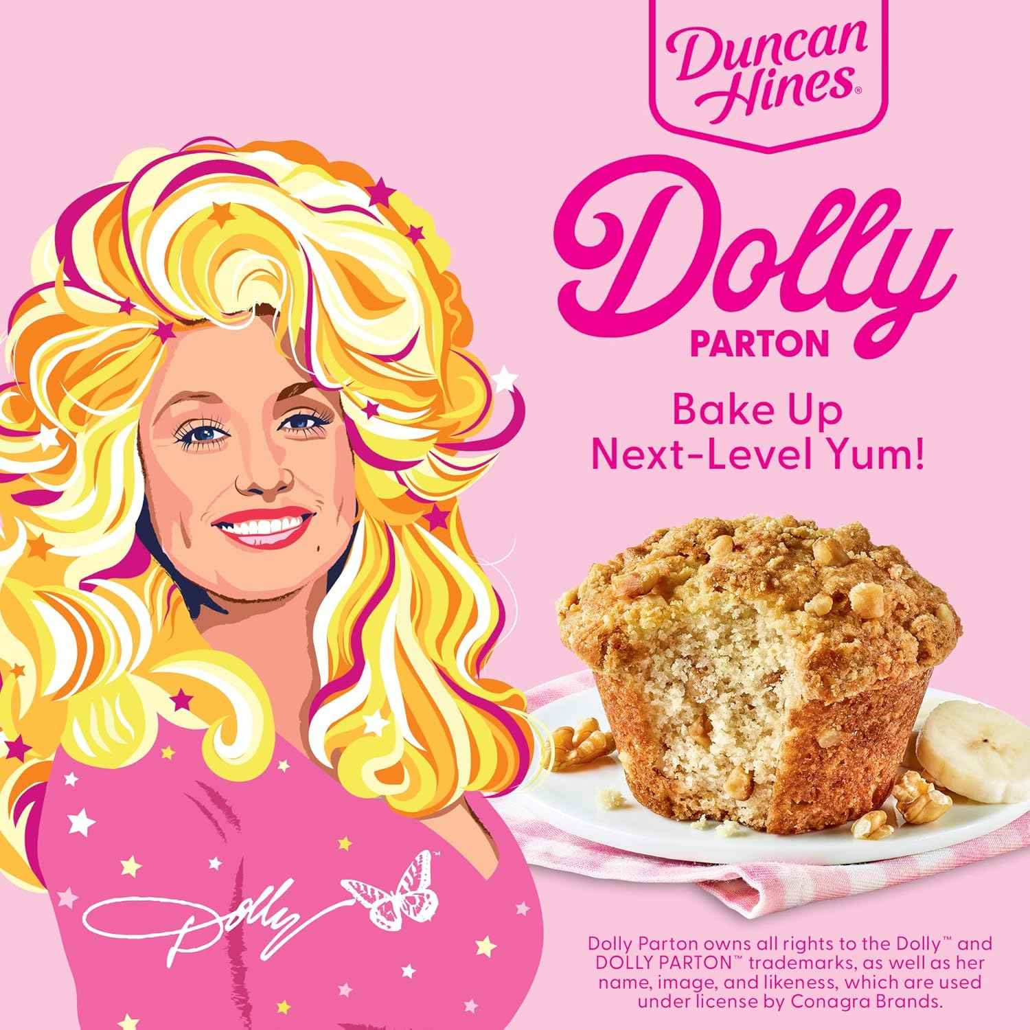 Duncan Hines Dolly Parton Banana Nut Muffin Mix – Wholesome Home Baking for Dairy Free and Dietary Friendly Substitutions