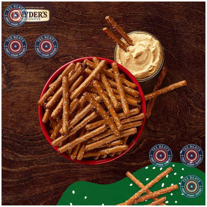 Snyder's of Hanover Gluten Free Pretzels – Safe Peanut-Free Classroom Snack for Playdates and After-School, 8 oz