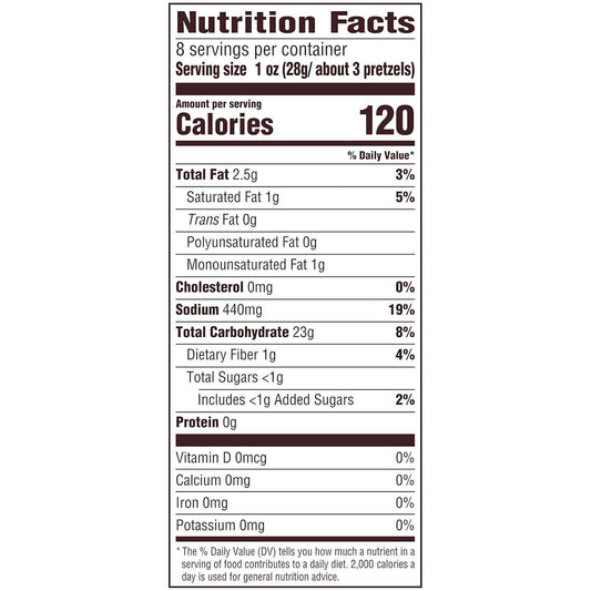 Snyder's of Hanover Gluten Free Pretzel Rods – Travel Ready Snack for Long Flights and Road Trips, 8 oz Resealable Bag