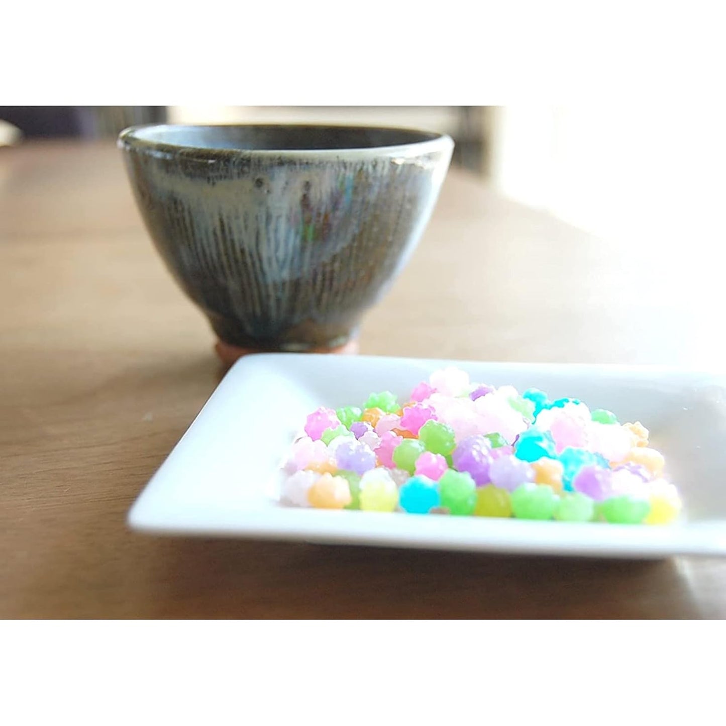 MARUTA Candy Konpeito – Pure Sugar Japanese Candy, 50 Plain Individually Wrapped Pieces for the Clean-Ingredient Pantry
