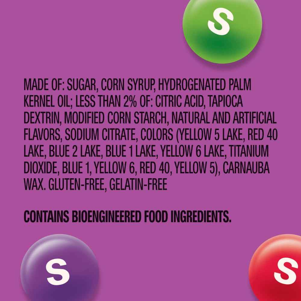 SKITTLES Mash-Ups Wild Berry and Tropical Candy, 9-Ounce Portable Pouch for Hiking Pack, Picnic Basket and Campsite Treats