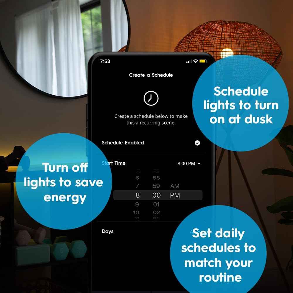 GE Cync Smart LED Strip Light – Living Room Accent Wall Lighting, Cuttable Color Changing Strip for Cozy Home Atmosphere