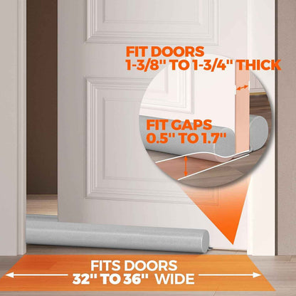 Holikme Door Draft Stopper – Stylish Bedroom Door Décor That Blocks Drafts and Light