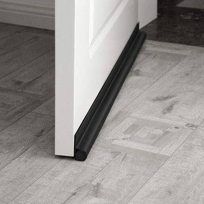 MAXTID Door Draft Stopper 36 Inch Black Adjustable Door Draft Blocker Slim Under Door Draft Guard for Minimalist Home