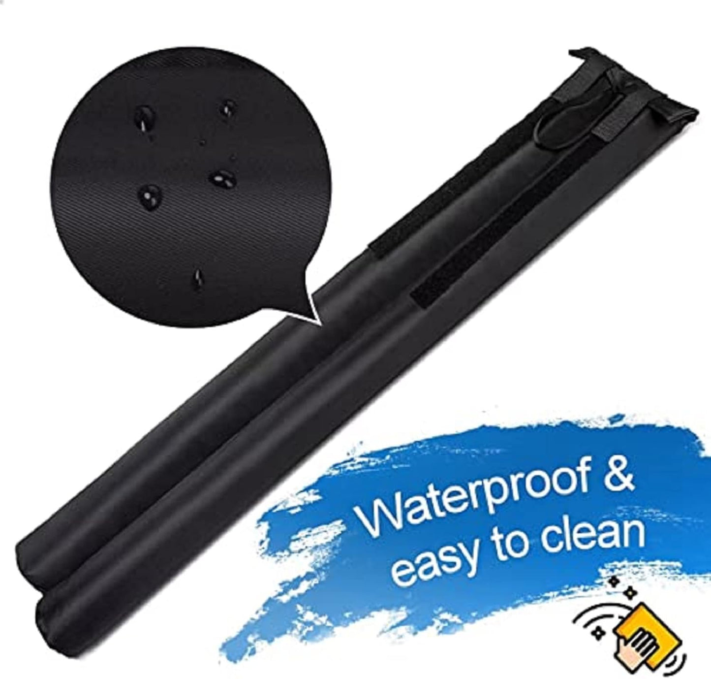 MAXTID Under Door Draft Stopper – Sleek Bedroom Door Decor That Blocks Cold Air and Noise for a Cozy Home Atmosphere