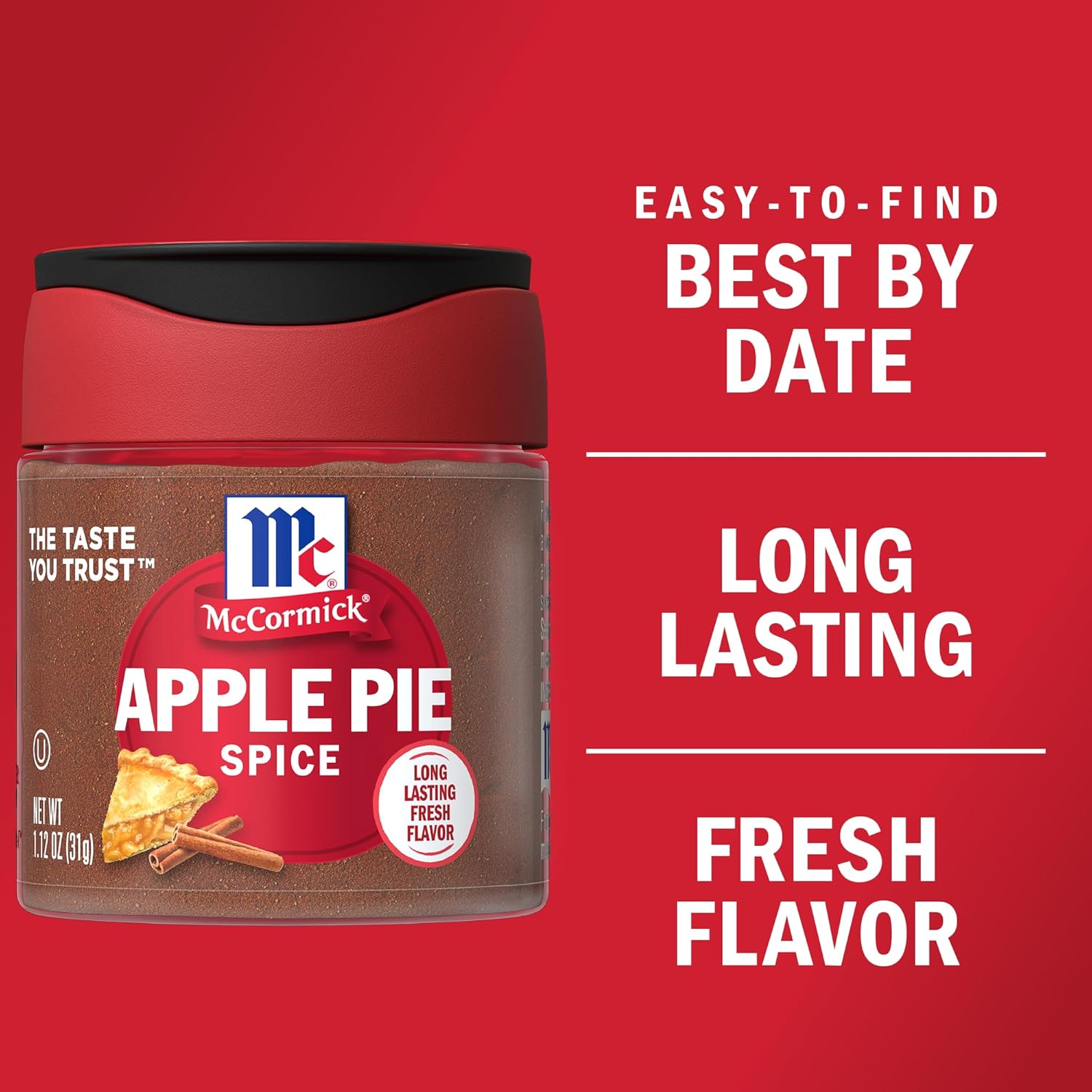 McCormick Apple Pie Spice 1.12 oz – Mindful Baking Spice for a Calming Kitchen Ritual