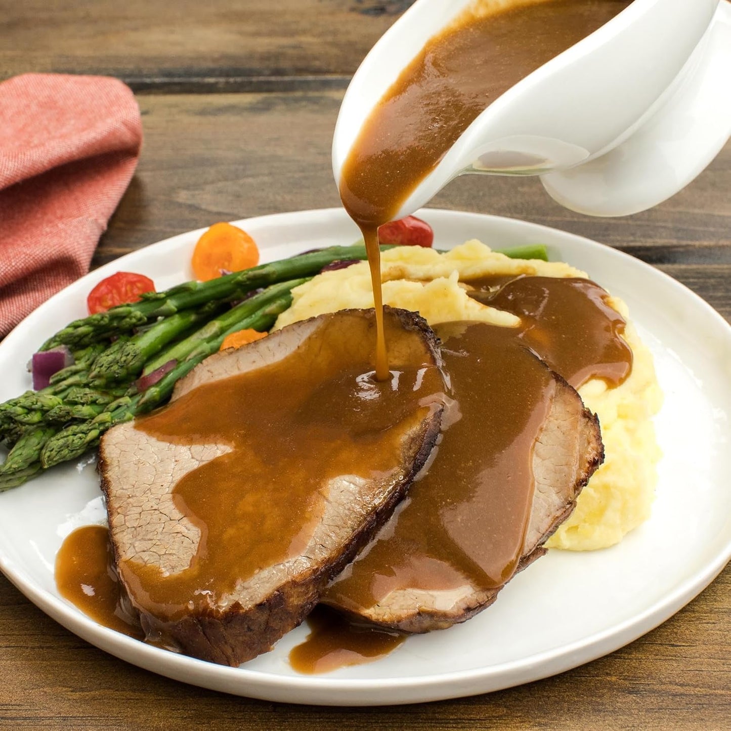 McCormick Brown Gravy Mix 21 oz – Family-Size Gravy for Kid-Friendly Weeknight Mashed Potatoes