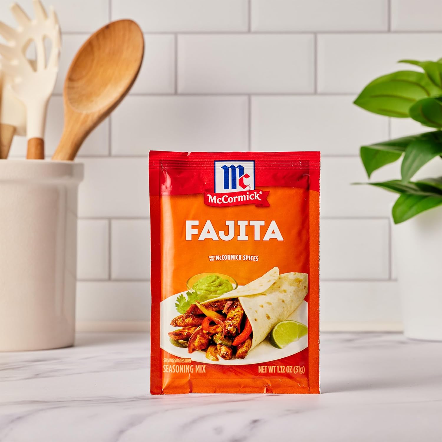 McCormick Fajita Seasoning Mix – Kid Friendly Mild Flavor for Family Fajita Night in the Kitchen
