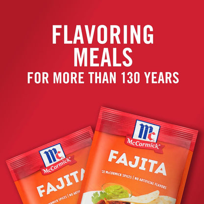 McCormick Fajita Seasoning Mix – Kid Friendly Mild Flavor for Family Fajita Night in the Kitchen