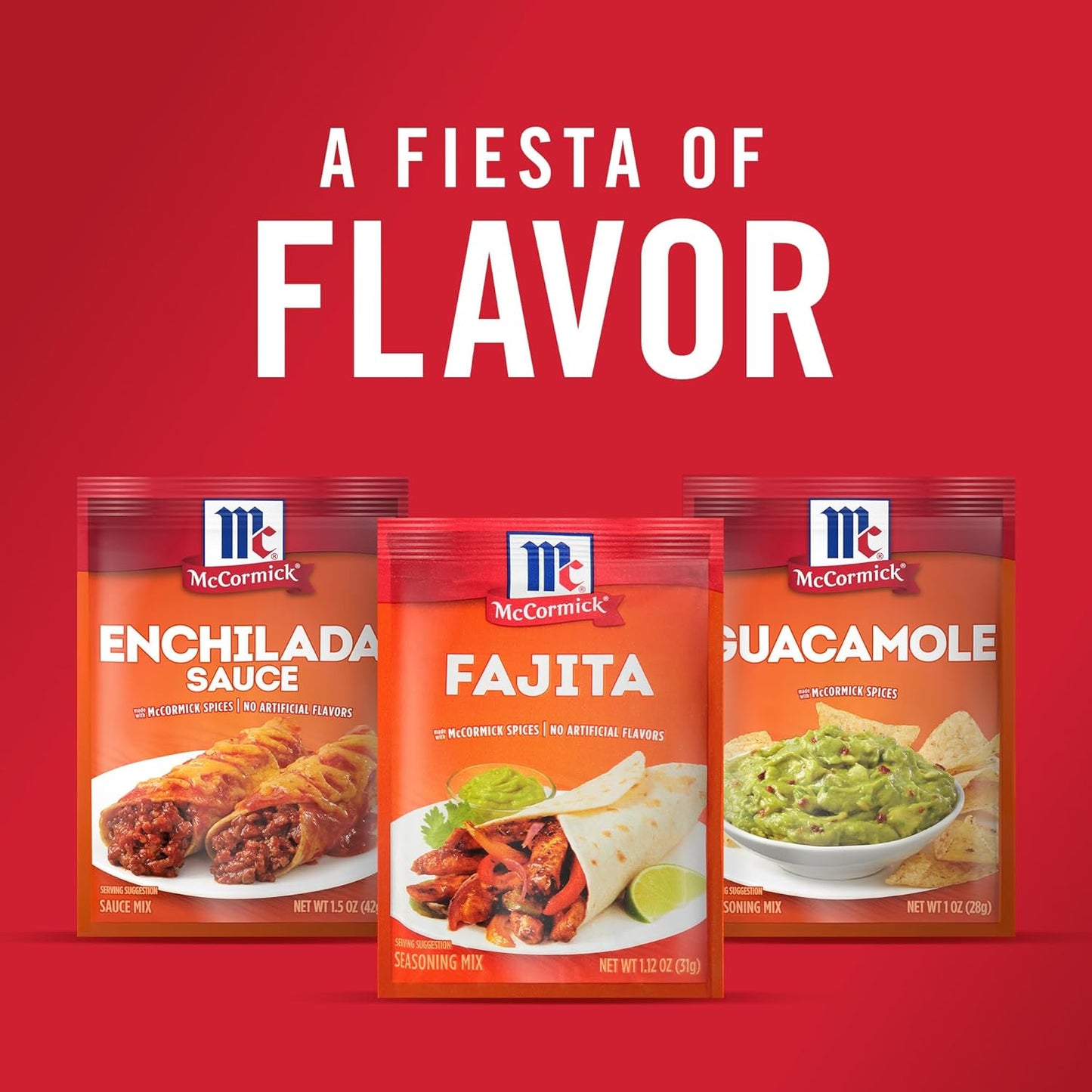 McCormick Fajita Seasoning Mix – Kid Friendly Mild Flavor for Family Fajita Night in the Kitchen