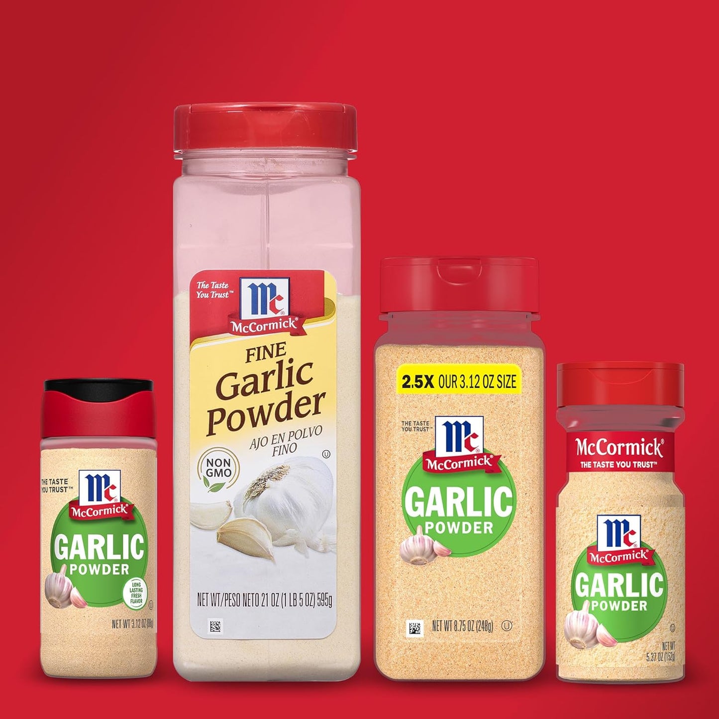 McCormick Garlic Powder – Quick-Dispense Shaker for Busy Meal Prep Routines, 8.75 oz