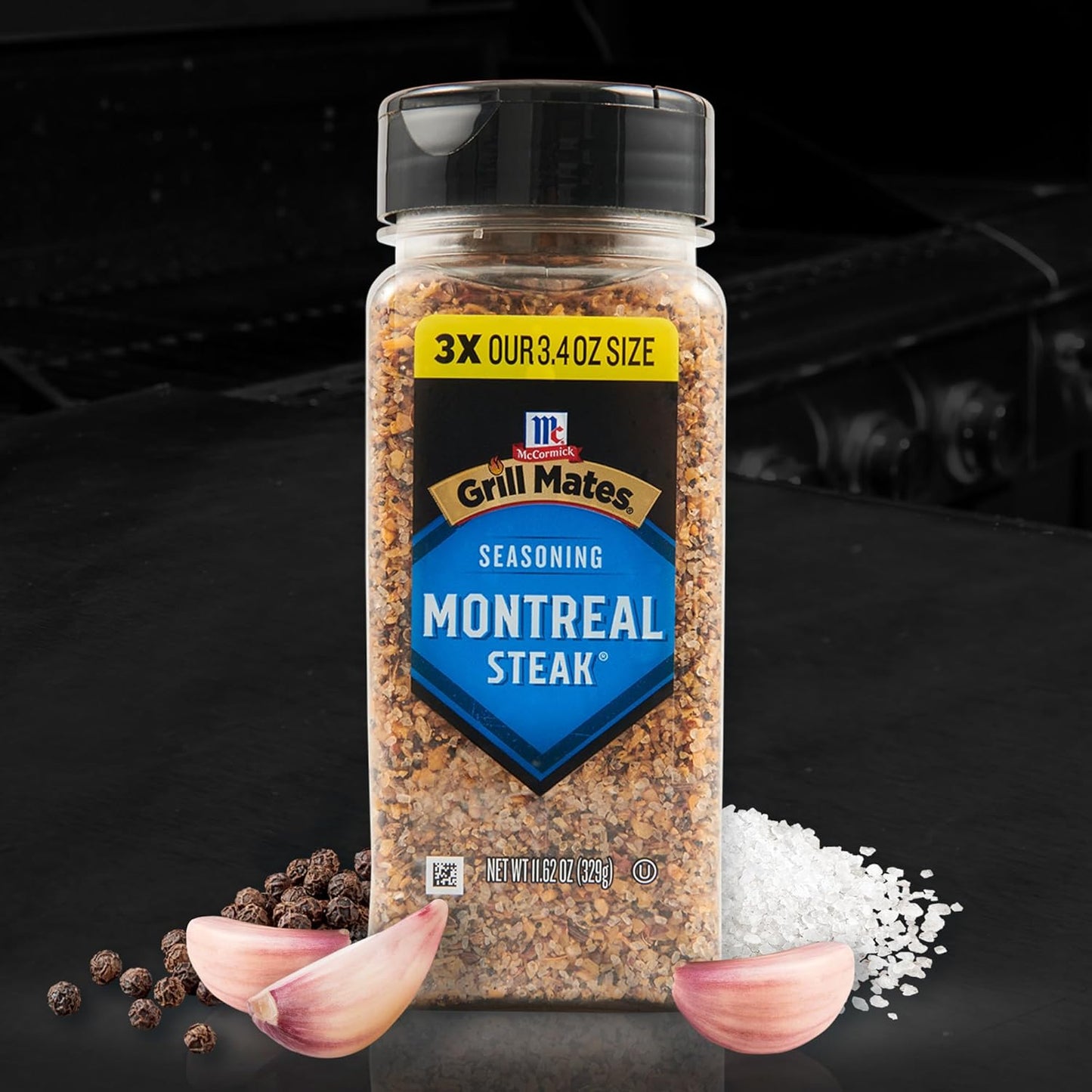 McCormick Grill Mates Montreal Steak Seasoning – One-Shake Weeknight Dinner Spice for Busy Home Cooks