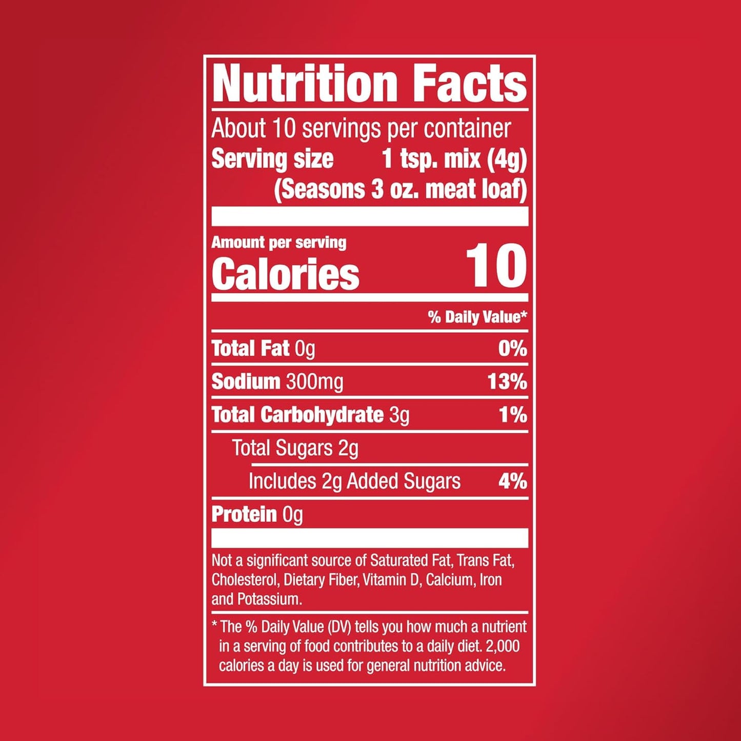 McCormick Meat Loaf Seasoning Mix – Clean-Label Seasoning with Natural Spices for Mindful Family Meals
