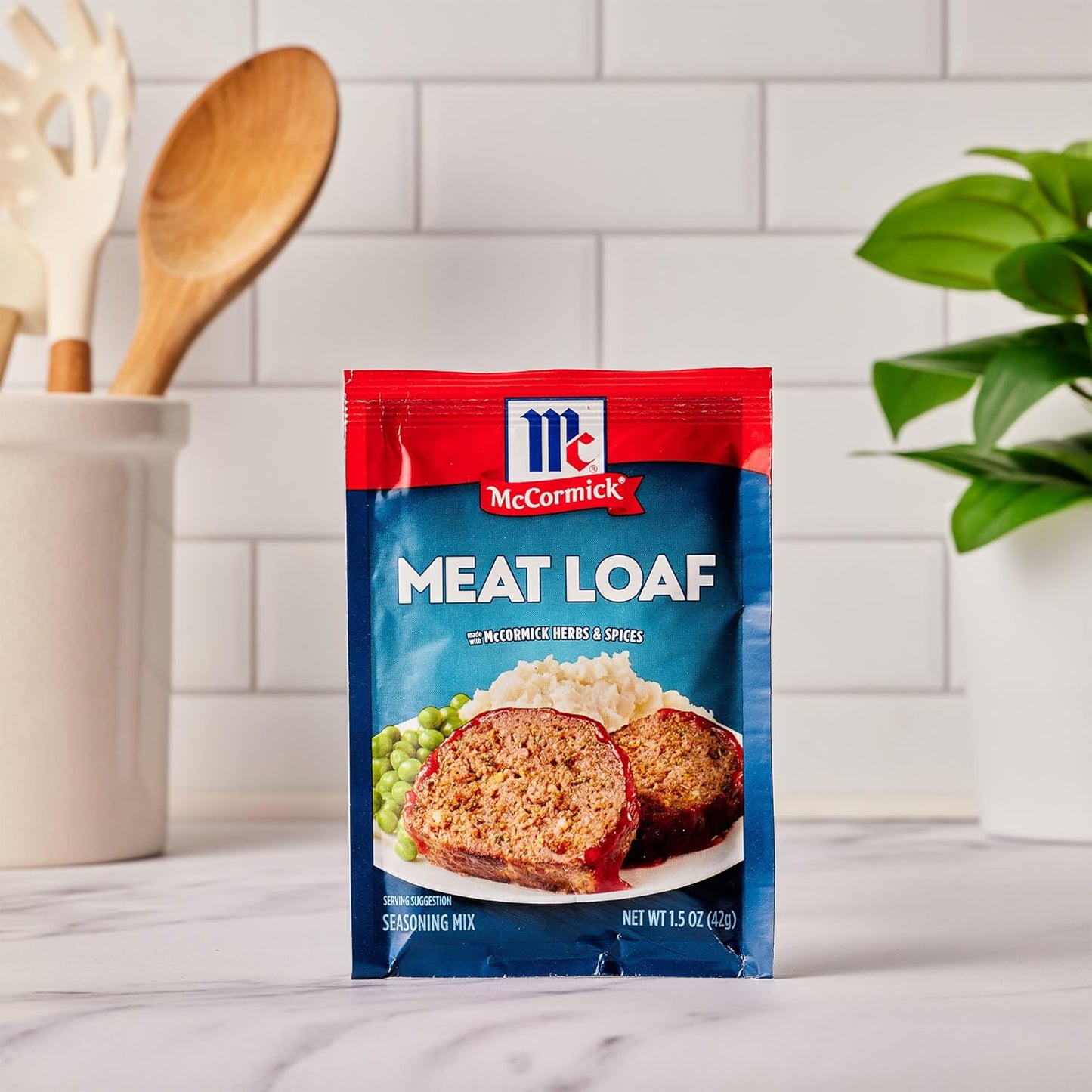 McCormick Meat Loaf Seasoning Mix – Clean-Label Seasoning with Natural Spices for Mindful Family Meals