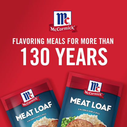 McCormick Meat Loaf Seasoning Mix – Clean-Label Seasoning with Natural Spices for Mindful Family Meals