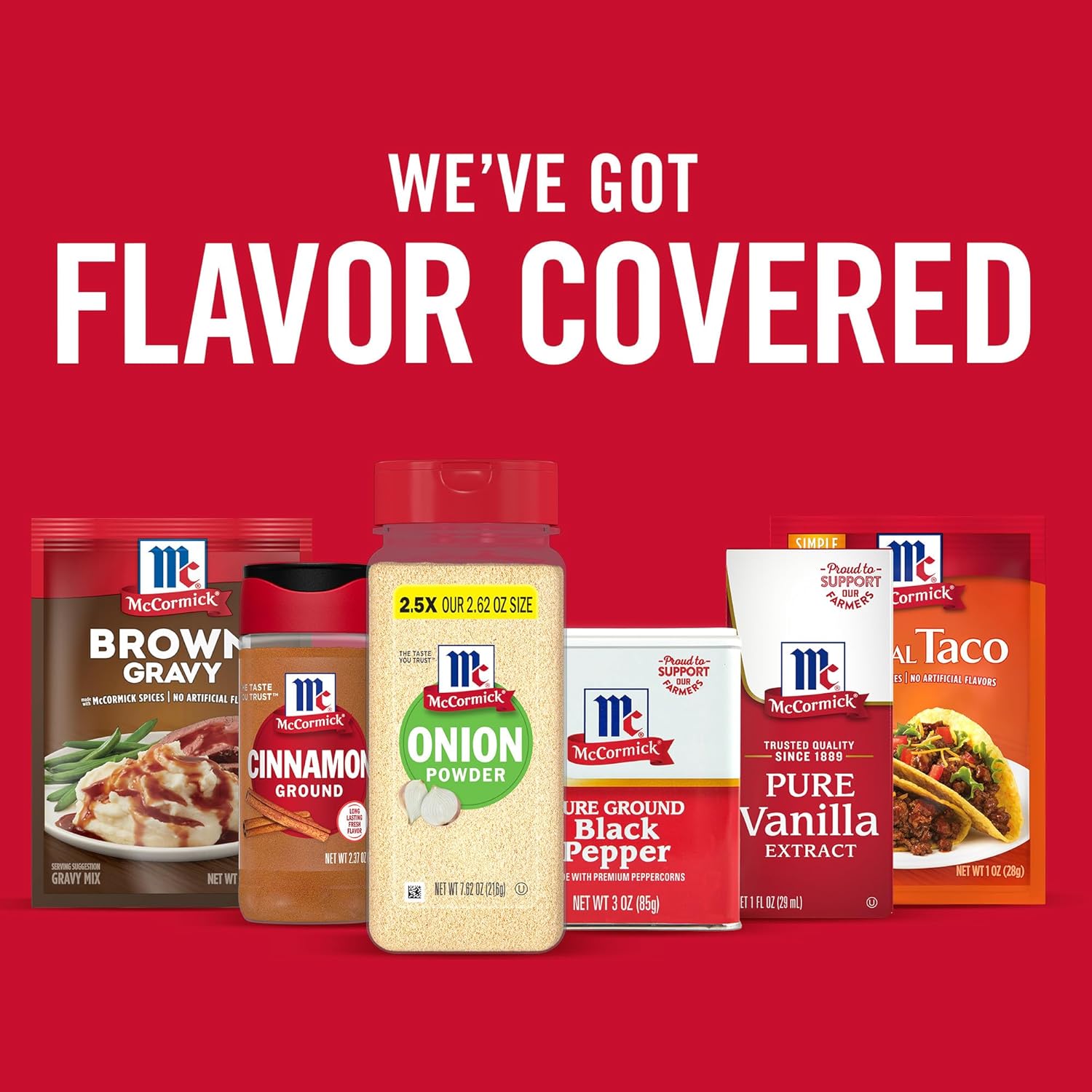 McCormick Onion Powder 7.62 oz – Non-GMO Clean-Eating Pantry Staple