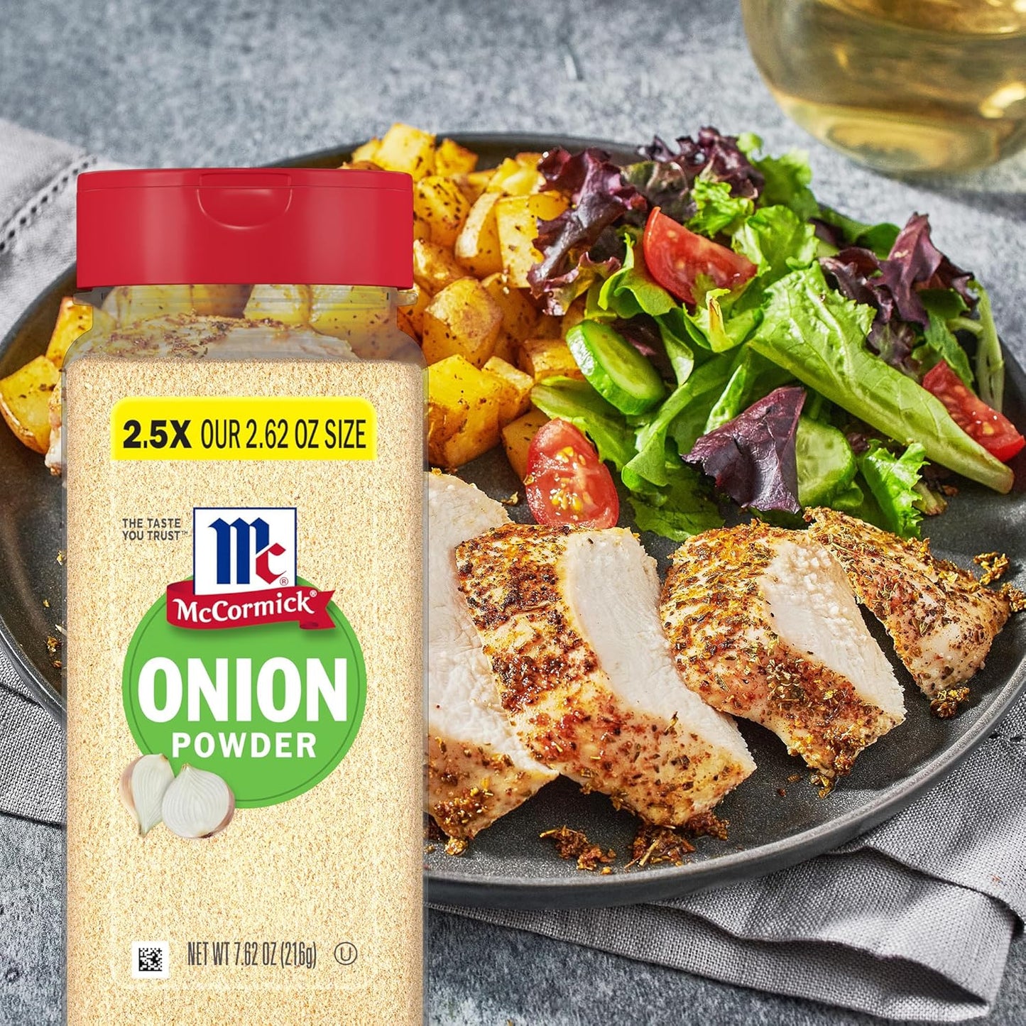 McCormick Onion Powder 7.62 oz – Non-GMO Clean-Eating Pantry Staple