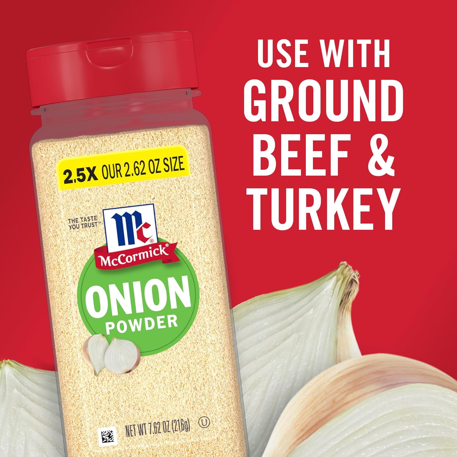 McCormick Onion Powder 7.62 oz – Non-GMO Clean-Eating Pantry Staple