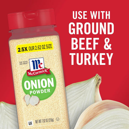 McCormick Onion Powder 7.62 oz – Non-GMO Clean-Eating Pantry Staple