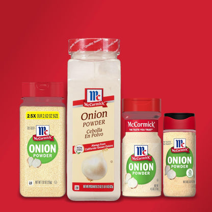McCormick Onion Powder 7.62 oz – Non-GMO Clean-Eating Pantry Staple