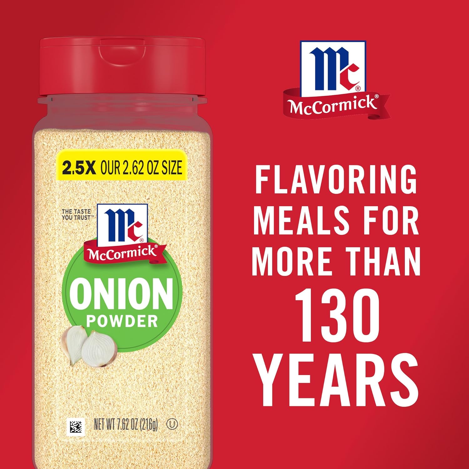 McCormick Onion Powder 7.62 oz – Non-GMO Clean-Eating Pantry Staple