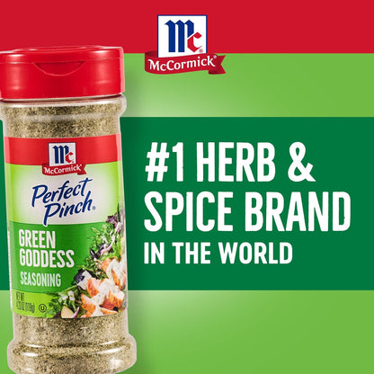 McCormick Perfect Pinch Green Goddess – Single-Bottle All-Purpose Seasoning for Clutter-Free Countertops