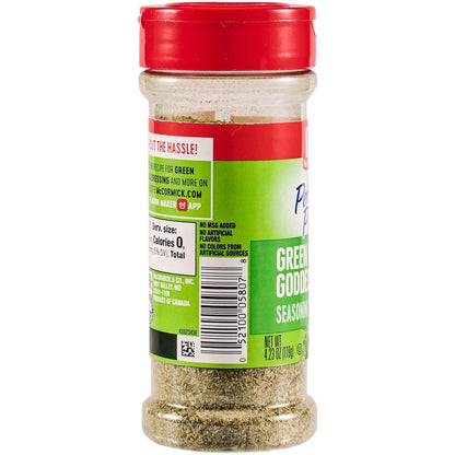 McCormick Perfect Pinch Green Goddess – Single-Bottle All-Purpose Seasoning for Clutter-Free Countertops