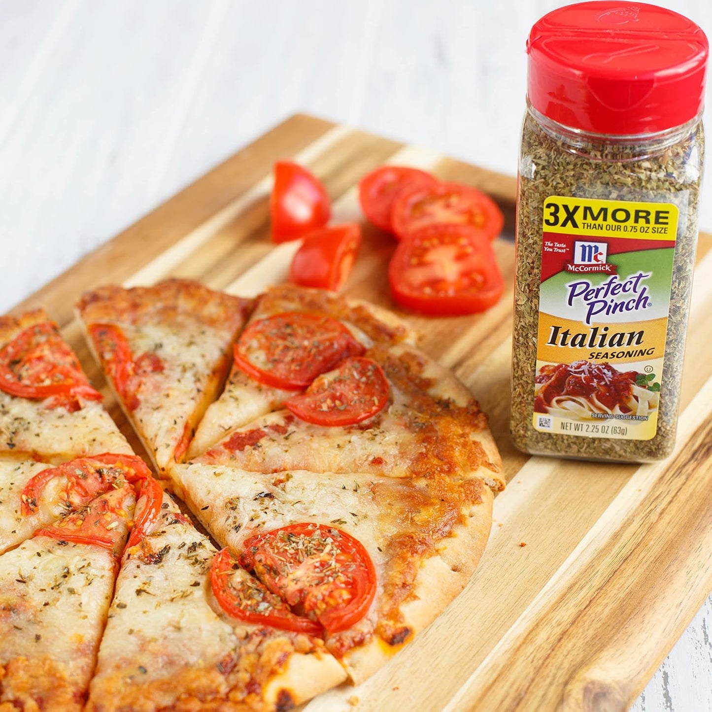 McCormick Perfect Pinch Italian Seasoning 2.25 oz – One-Shaker Herb Blend for Clutter-Free Countertops