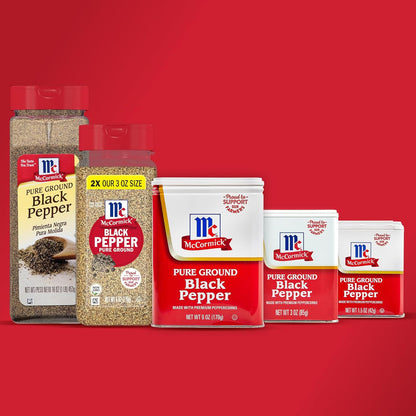 McCormick Pure Ground Black Pepper 3 oz – One Simple Ingredient for a Clutter-Free Pantry
