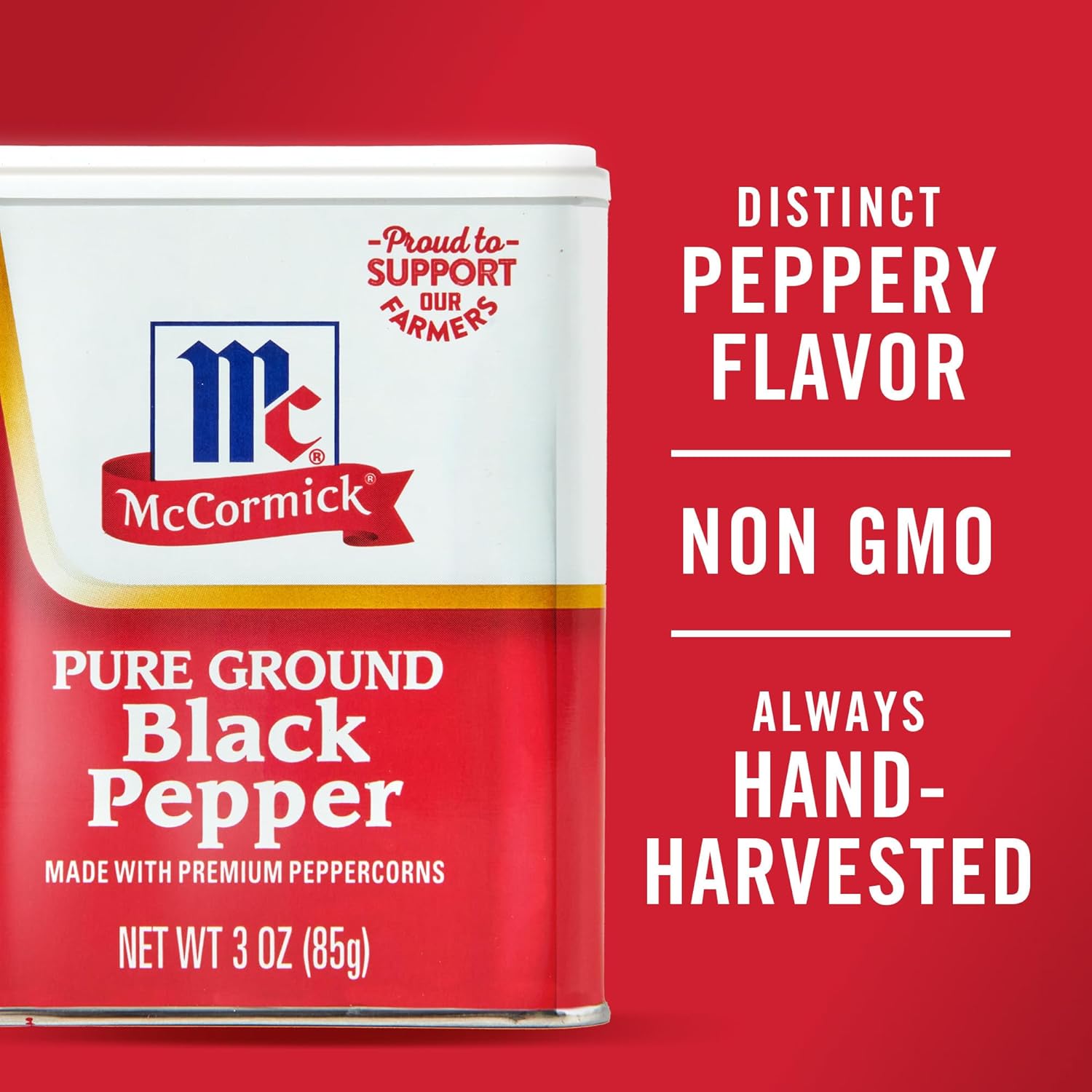 McCormick Pure Ground Black Pepper 3 oz – One Simple Ingredient for a Clutter-Free Pantry