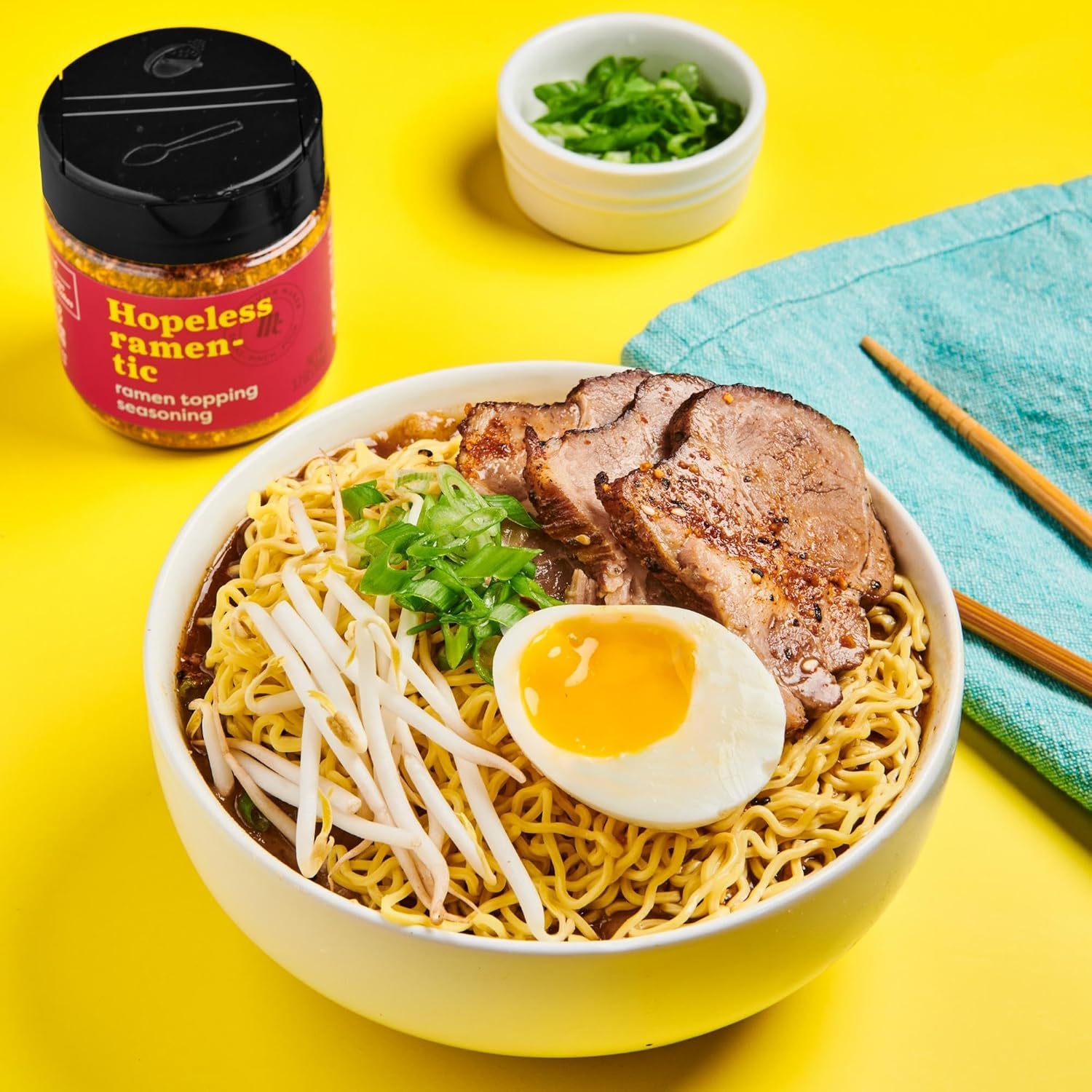 McCormick Ramen Topping Seasoning – One-Bottle Pantry Essential for Simple Asian Meals, 3.7 oz