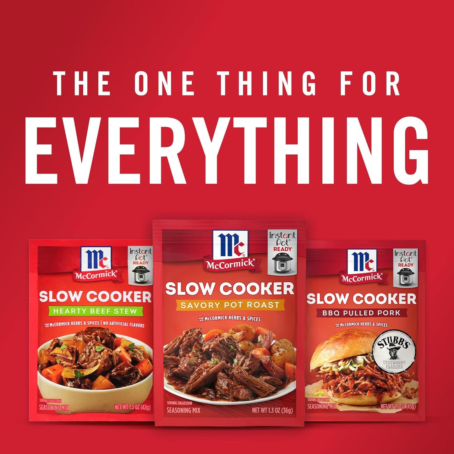 McCormick Slow Cooker Savory Pot Roast Seasoning – No MSG Comfort Food for Mindful Family Eating