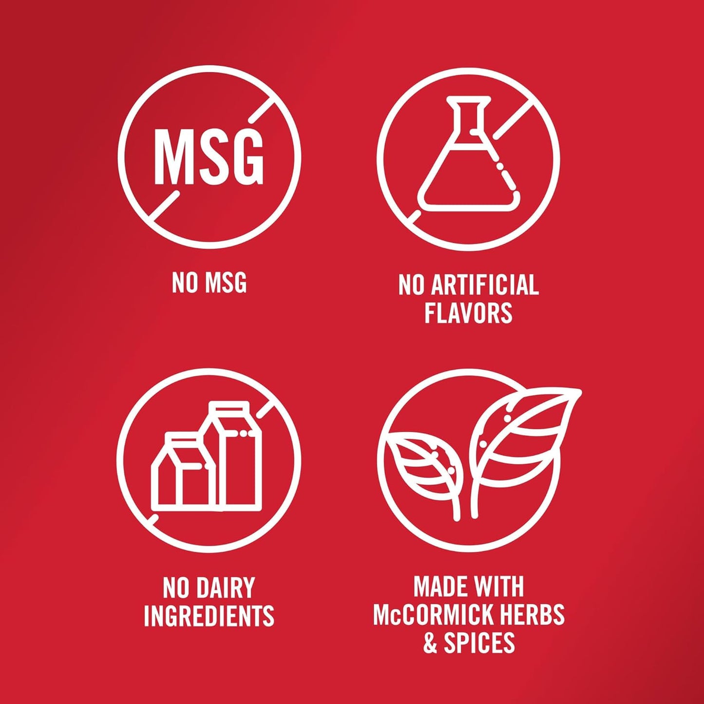 McCormick Taco Seasoning Mix – Clean-Label Pantry Staple, No MSG No Artificial Flavors for Mindful Meal Prep