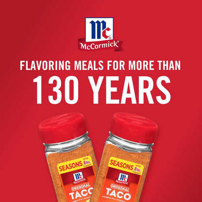 McCormick Taco Seasoning Mix – Clean-Label Pantry Staple, No MSG No Artificial Flavors for Mindful Meal Prep